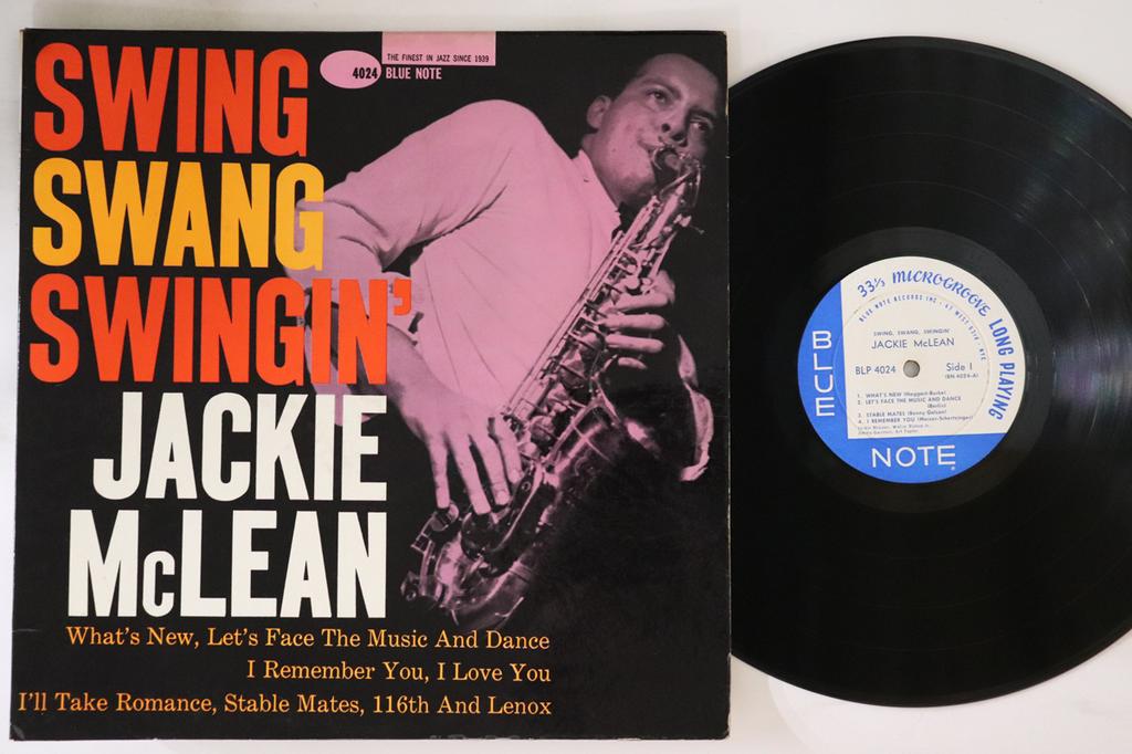 LP Record JACKIE MCLEAN Swing Swang Swingin Rvg Ear BLP4024 BLUE NOTE 1960 US Jazz Used