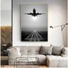 Canvas Nordic Pictures Home Decoration Plane Take Off Paintings Wall Art HD Prints Creative Hotel Poster Modular For Living Room