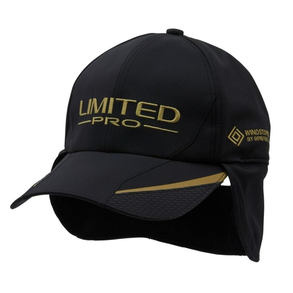 SHIMANO Limited Pro Boa Cap CA-113X Limited Black L Windstopper Fishing Cap Cold Weather Waterproof Breathable Japan