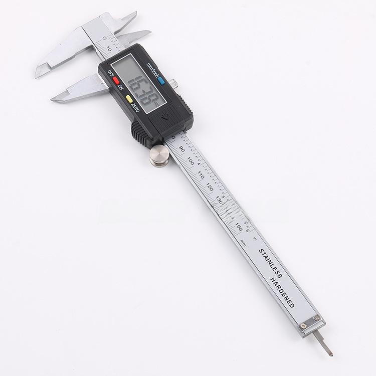 Imitation Stainless Steel Digital Vernier Caliper, Zinc Alloy Metal Ruler with Electronic Display