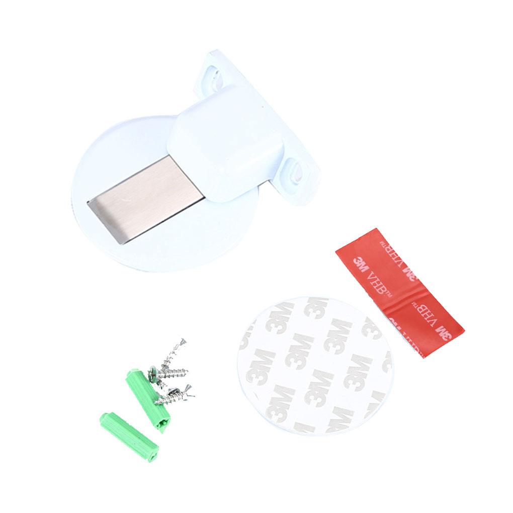 Door Stop Home Hotel Office Anti-collision Block Zinc Alloy Doors Stopper Holder Hardware Replacement Furniture Fitting