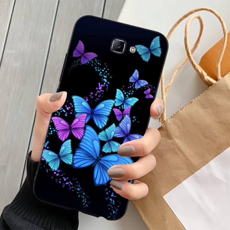 Cute Colorful Butterfly Phone Case for Samsung S20 lite S21 S10 S9 plus for Redmi Note8 9pro for Huawei Y6 cover