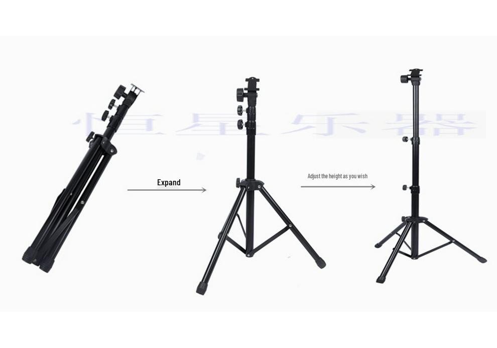 Large Foldable Music Stand: Thickened, Height & Angle Adjustable, Ideal for Outdoor Performances