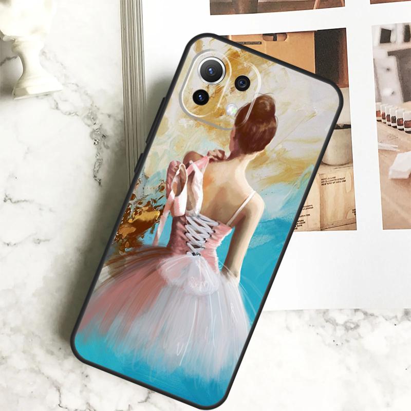Ballet Ballerina Dancer Case For Xiaomi 13 14 Pro Ultra 12 13 Lite 11T 12T 13T POCO F5 M6 X3 X5 X6 Pro F3 M5s Cover