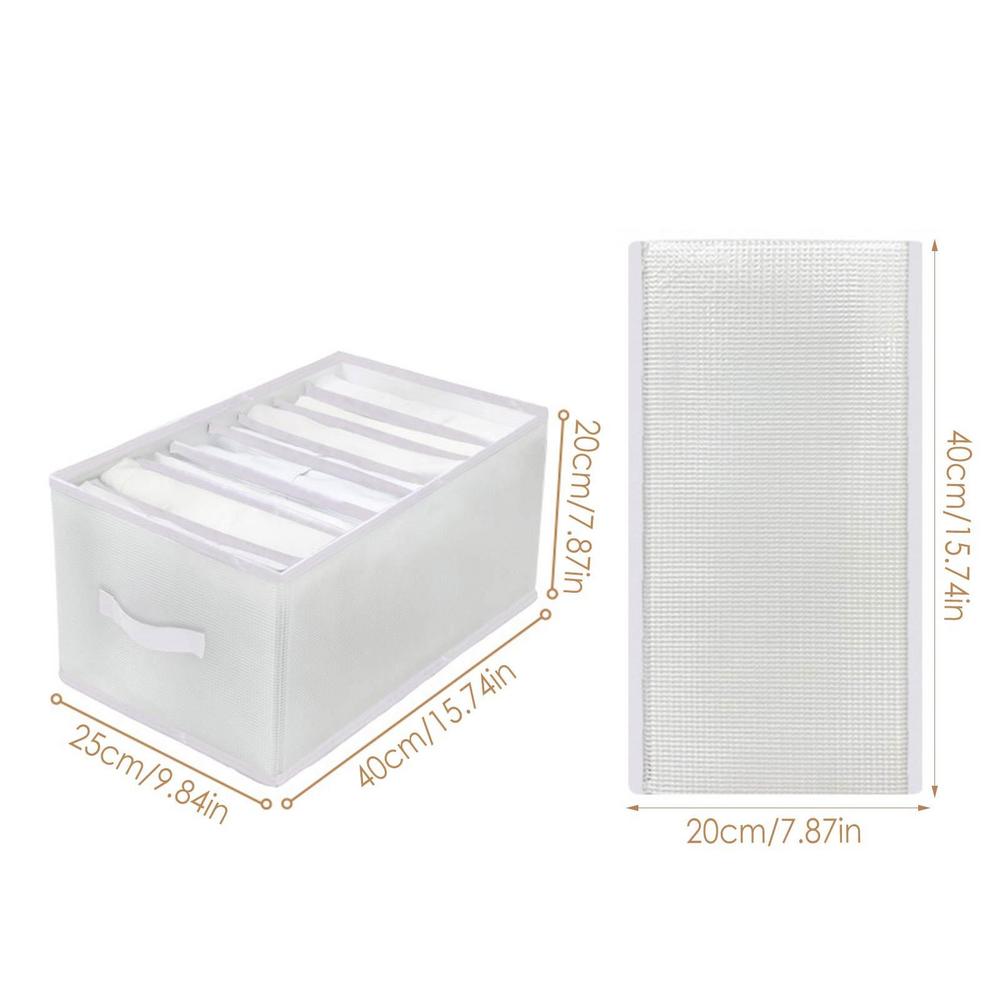 Clothes Storage Box Wardrobe Layered Organizer Box Household Containers Divider Home Storage Basket For Clothes Underwear
