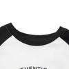 Li Ning Sports Trend Series Casual Minimalist Spliced Short Sleeve T-Shirt Women T-Shirts Off-White Black AHSV194-4