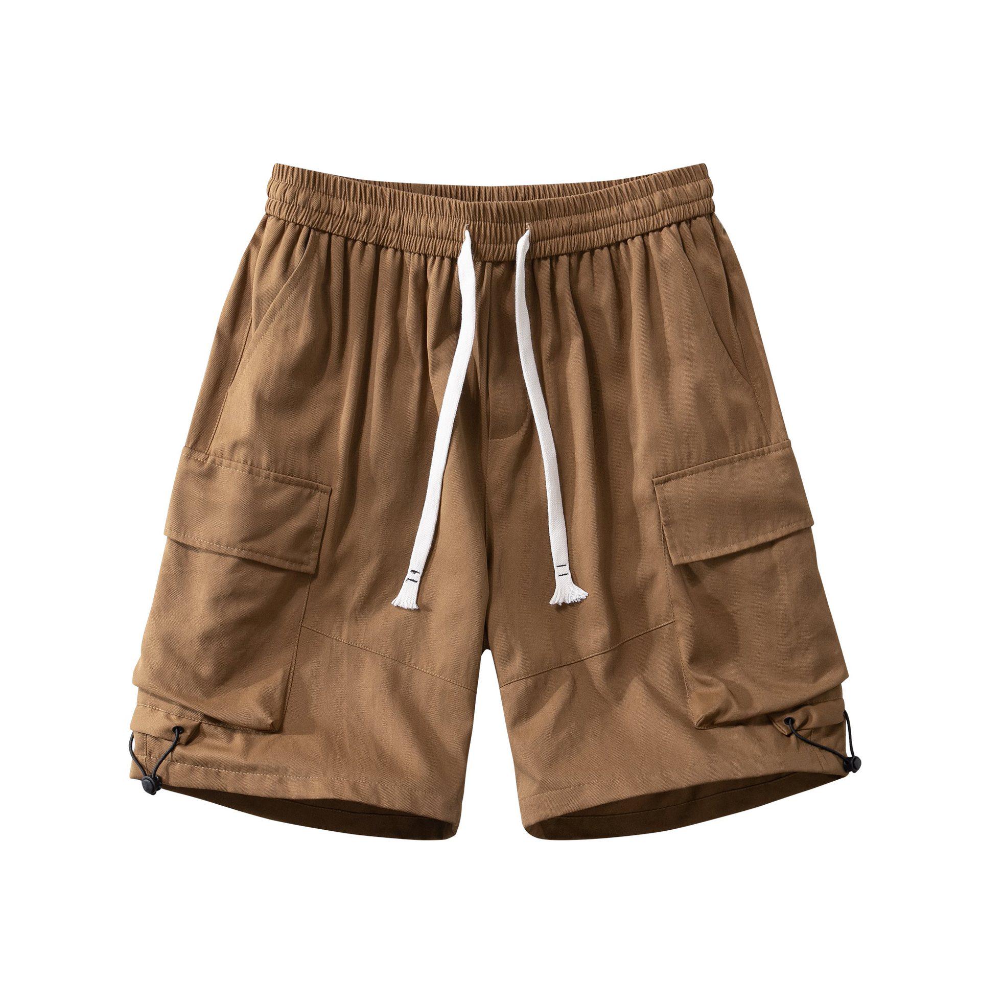 Men’s Summer Cavalry Fabric Multi-Pocket Casual Shorts 2XL