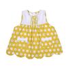 Kusguru Japan Kids Apron Yellow 100cm KAP111-01