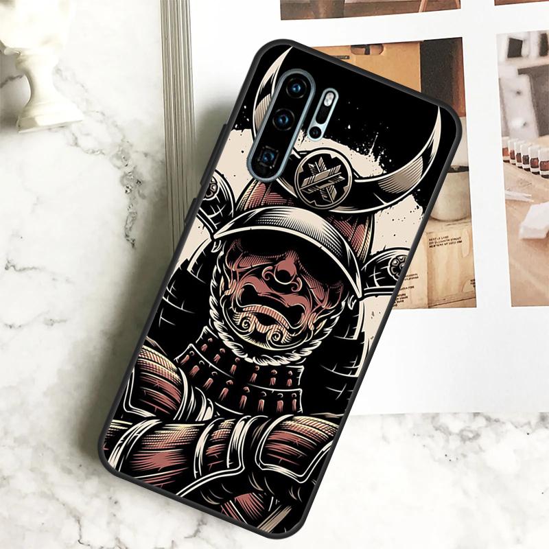 Samurai For Huawei Nova 12i 12s 11i 8i Y73 Y72 Y61 Y91 Y90 Y70 Y60 9 10 SE P30 P40 Lite P60 Pro Case