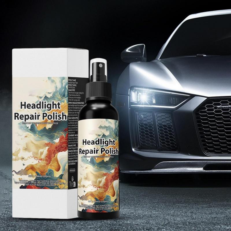 Car Headlight Restoration Polishing Cleaner Headlamp Scratch Remover Repair Cleaning Remove Oxidation Headlight Polish Liquid