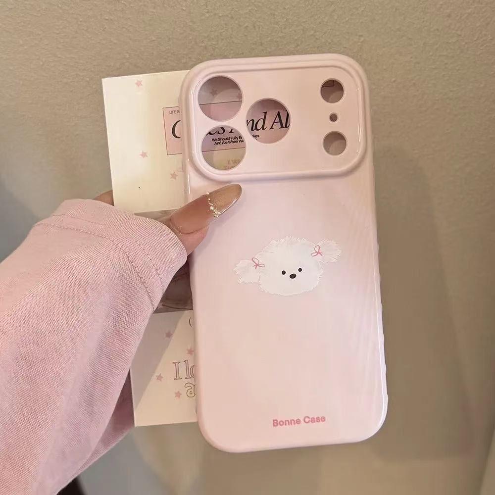 

Bowknot Heart Soft Phone Case for Apple 12-17 Pro Max 15 Pro Max