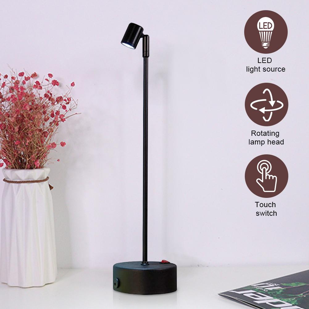 

Светодиодная металлическая настольная лампа с двойной головкой в ​​стиле ретро, ​​настольный светильник для бара, уличные прожекторы с высоким полюсом, атмосферные украшения, маленькие ночники