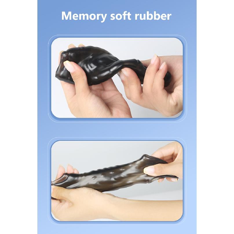 Penis Sleeve Enlargement Extender Male Condom Delay Ejaculation Cock Ring Trainer Enlarger Sex Toys for Men Dick