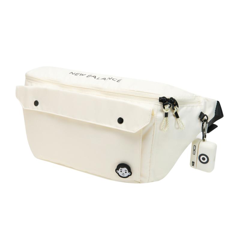 New Balance Noritake Collaboration Fabric Shoulder Bag, Crossbody Bag, Fanny Pack Regular Unisex Ivory White New Balance LAB13601-RSI