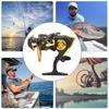 Metal Spinning Fishing Reel Fish Bait High Speed Casting Wheel with Rubber HandleJS1000