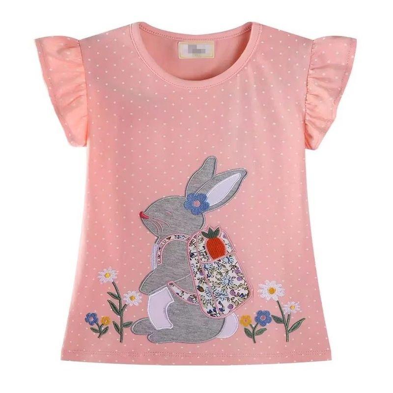 Foreign Trade Boys and Girls Short sleeve T-shirt 2025 New Pure Cotton Top Fried Street Pu Shuai Boys and Girls Summer Clothing Children Clothes 3