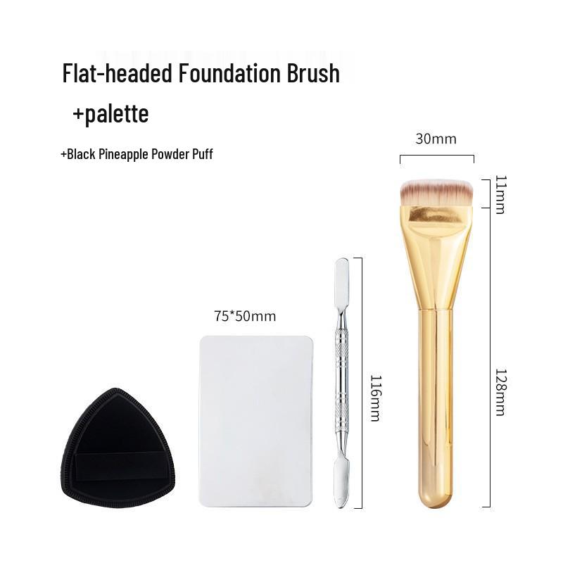 Triangle Black Puff Cushion - Super Soft, Thick Marshmallow, Dual Use for Wet/Dry Makeup Concealing & Setting. Doesn't Absorb Powder.