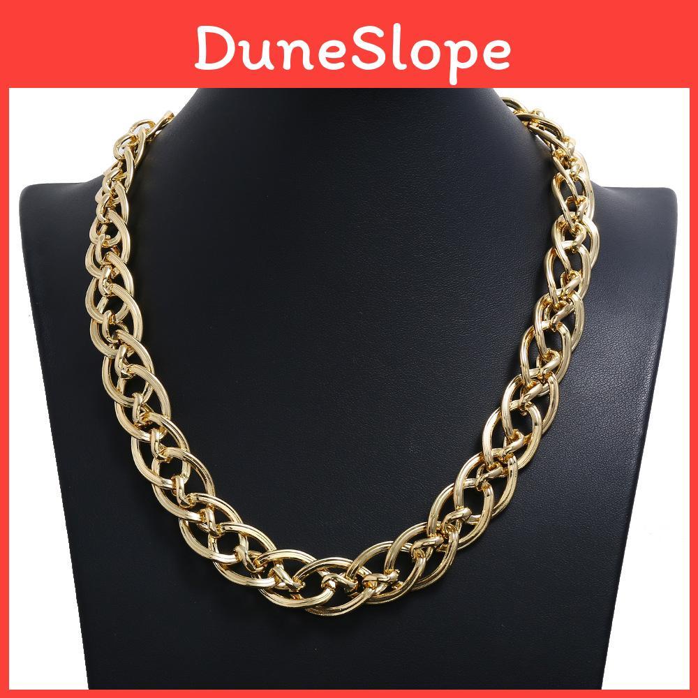 Europäischer Stil Vergoldete Halskette Geometrisches Design Für Männer Und Frauen Schmuck Geschenk