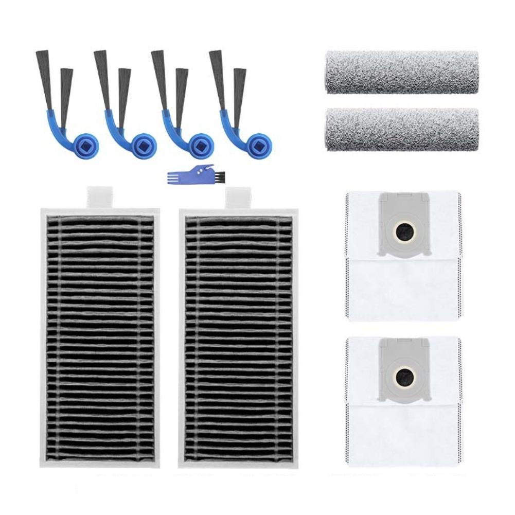 

For Ecovacs For Deebot T80 For Omni Robotic Vacuum Cleaner Parts Main Rollers Side Brushes HEPA Filters Replacement Dust Bags
