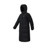 Classic Comfortable Casual Sports Versatile Warm Long Hooded Down Jacket Women Outerwear Deep-Black A51W541907FBK
