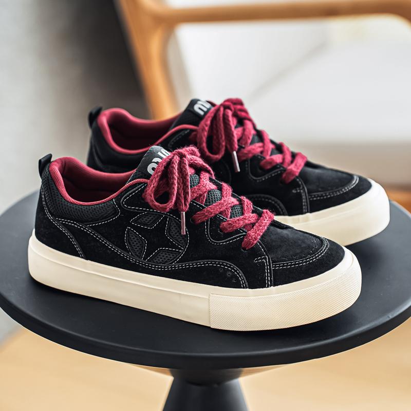 Men 's Casual Four Seasons Fashion Canvas Skateboarding Students Comfortable Sneakers Boys Trending Soft Sole Breathable Shoes