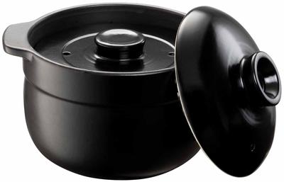 Ishigaki DL Range Open Fire Compatible Rice Cooking Pot with Double Lid 2 Cups 4479 &