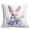 Hot Easter Bunny Purple Series Pillow Case with Pillow Case with A Variety of Pillow Covers Available
