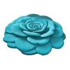 Diatomaceous Earth Bath Mat 3D Peony Pattern Quick Dry Floor Mat Non-slip Backing Bathroom