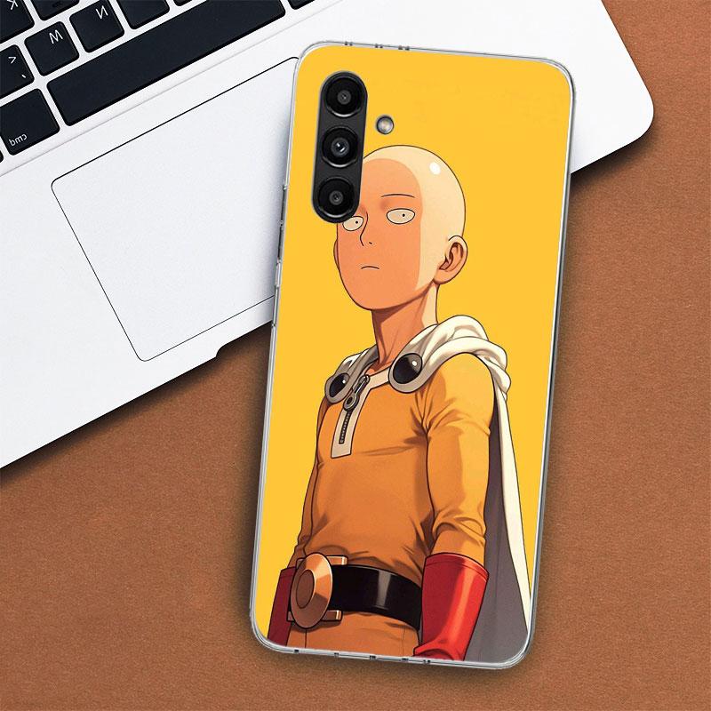 One P-Punch-Man Saitama King Phone Case For Samsung Galaxy A56 A55 A54 A53 A16 A15 A14 A13 A36 A35 A34 A33 A26 A25 A24 A23 A05S