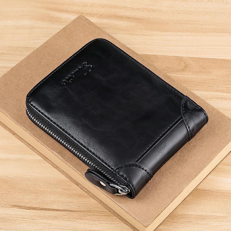 2022 New Wallet Men's Short Zipper Coin Bag Small Money Wallet Women's Wallet Youth Card Bag Student Tide