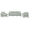 VidaXL Sofa Set with Cushions 3 Pcs, Sofas with Armrests, Furniture Set, Living Room Furniture, Modern, 3202190