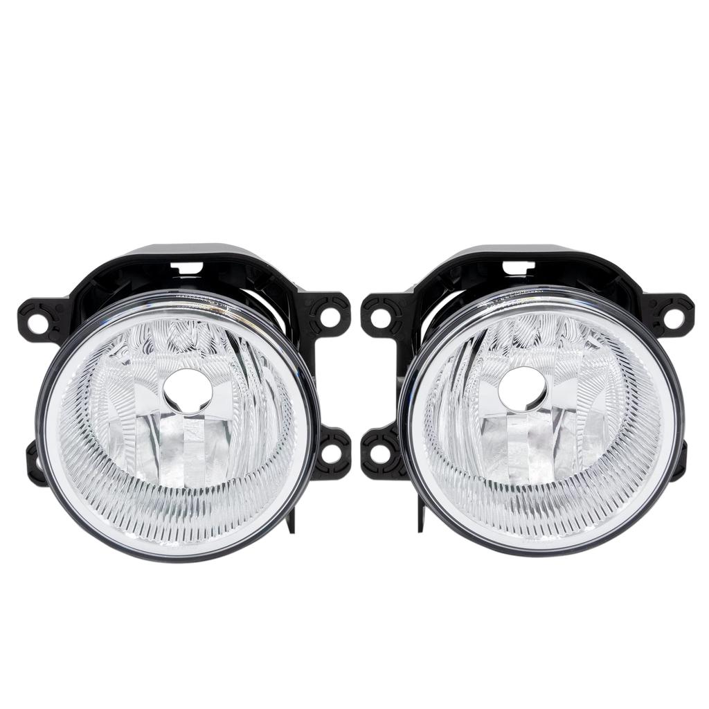 VELENO LED Fog Lamp Compatible with Same Shape as OEM Adjustable Beam Clear Cut Lines Uniform Light Brighter than OEM LED Fog Left and Right Set Unit,