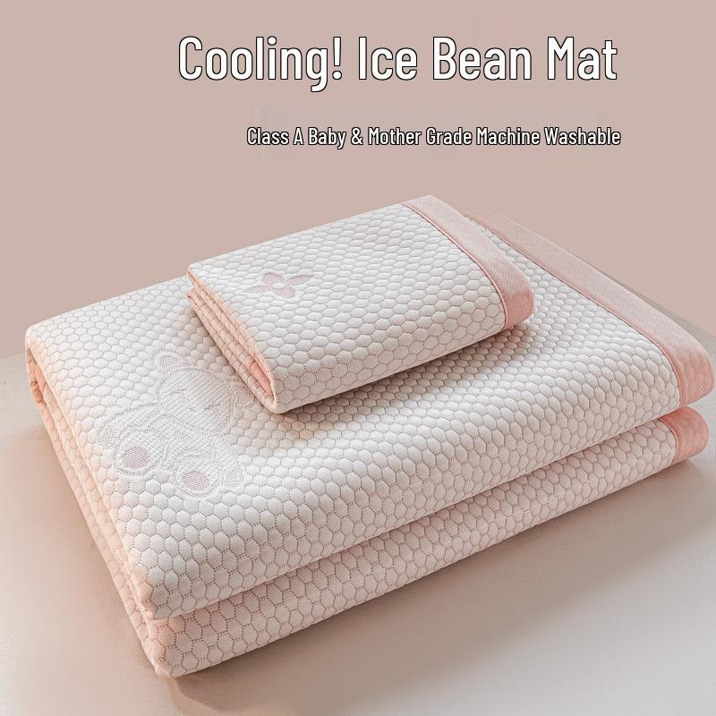 

Матрац з охолоджуючого льодяного шовку класу А для мами та дитини: Літній пральний трикомпонентний набір для використання в гуртожитку 90x200cm - Mat + 1 Pillowcase