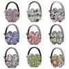 Durable Four Leaf Clover Handbag Hook Flowers Foldable Purse Hanger Creative Pretty Purse Holder for Table