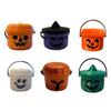 Mini Halloween Bucket Candy Holder Spooky Mini Bucket Figurines Trick or Treat