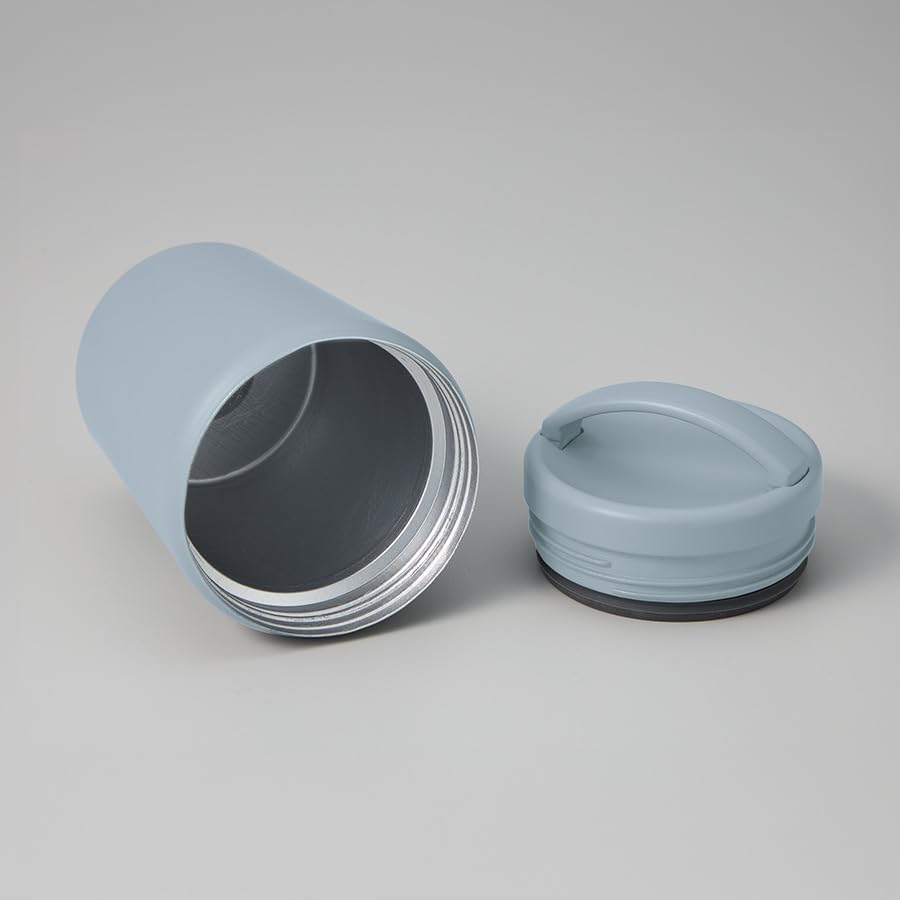 Handit Simple Thermo Tumbler with Handle, Portable, Copper-Plated Construction, Insulated, Cold, and Hot Water Bottle with Lid, Gift, Muted Color