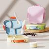 Jiayi Baby Microwave Safe Divided Lunchbox with Cutlery