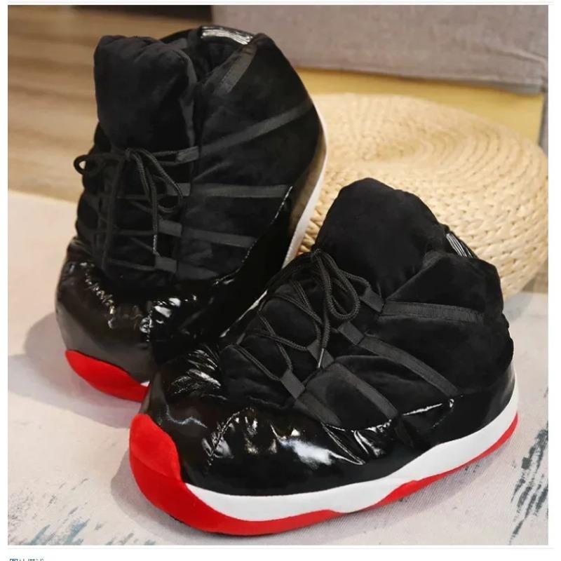 Winter Cotton Plush Shoes Women Warm Cute Indoor Home Slides Unisex One Size Sneakers Man Fashion Soft Floor Slippers  36-45