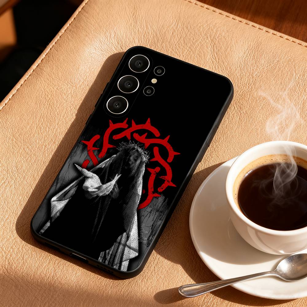 

B-Bad O-Omens Band Phone Case For Samsung S25,24,23,22,30,21,10,9,Ultra,Plus,Lite,FE Soft Black Case Samsung S25ULTRA