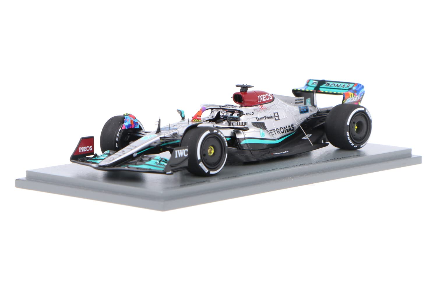 

Spark Mercedes AMG Petronas W13 2022 F1 Miami GP Russell 1/43 E-Performance #63 G.