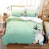 3D Digital Printing Bedding Four-Piece Set Three-Piece Set Chinchilla Bed Sheet Quilt Pillow
