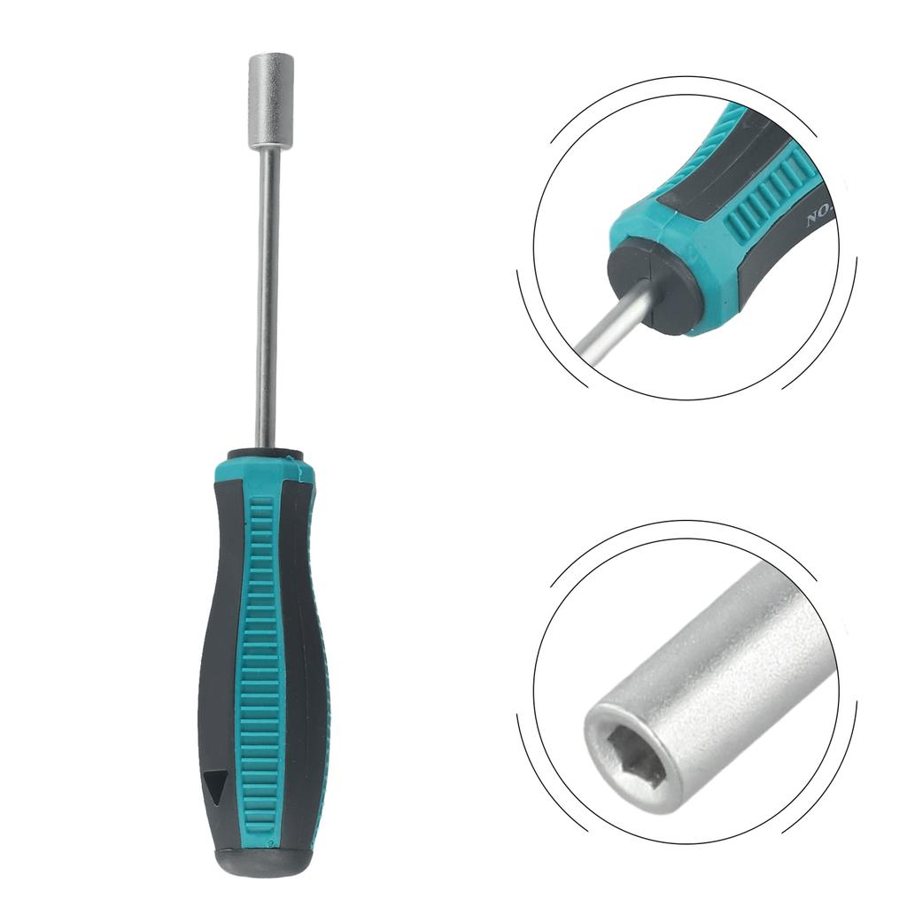 1 Stück Steckschlüssel Schraubenschlüssel Schraubendreher Nuss Schlüssel Nusszieher Handwerkzeug Sechskant-Steckschlüssel 3mm/3,5mm/4mm/4,5/5mm/5,5mm/6mm