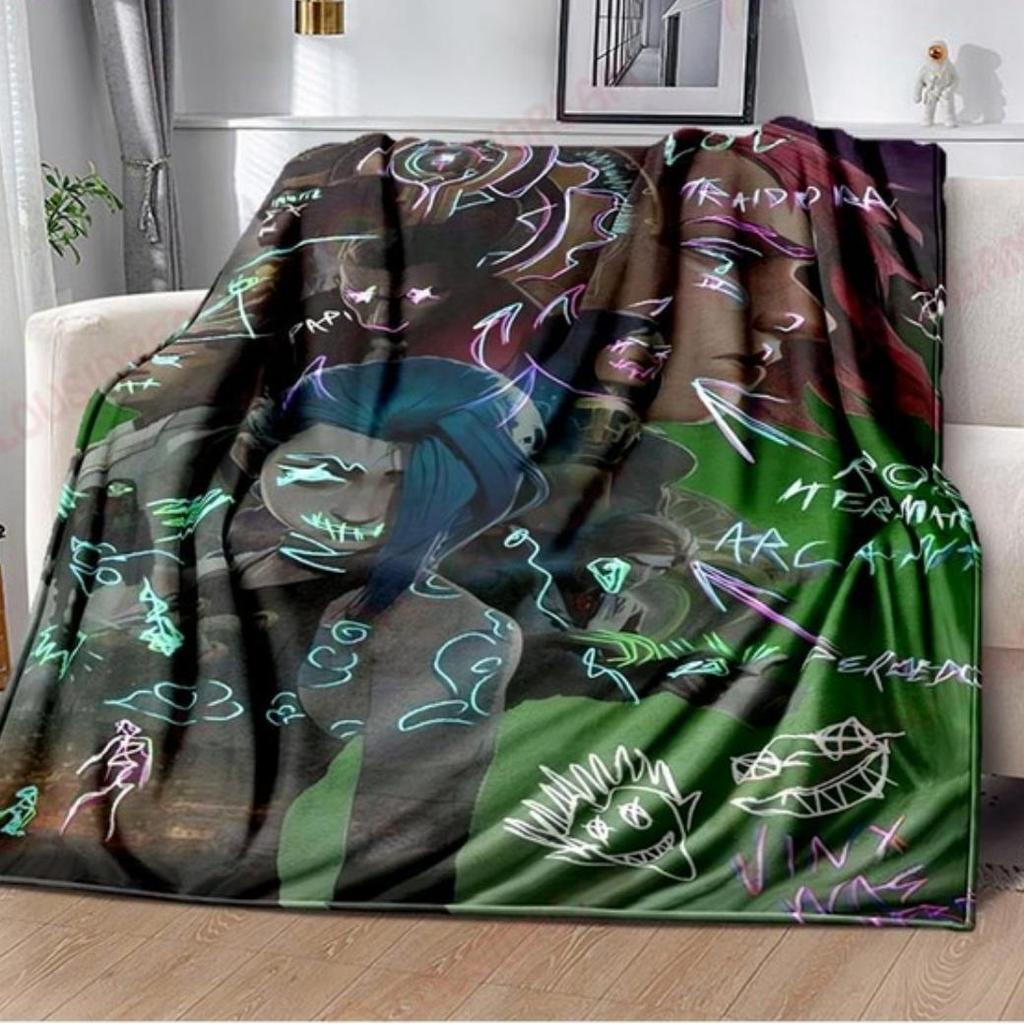Arcane Blanket 3DPrint Soft Rug Winter Warm Plush Soft Fluffy Blanket With Weight for Sofa Home Decoration Gift for Your Friends