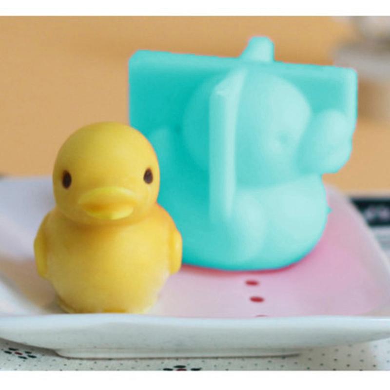 Duck Figurine Silicone Candle Molds for Epoxy Resin Making Candle Soap Candy Cake 3D Duck Fondant Molds Chocolate Molds