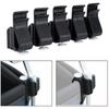 10Pcs Golf Bag Clip On Putter Clamp Holder Golf Putter Clip Organizer Ball Marker Plastic Black Putting Clip Easy To Use