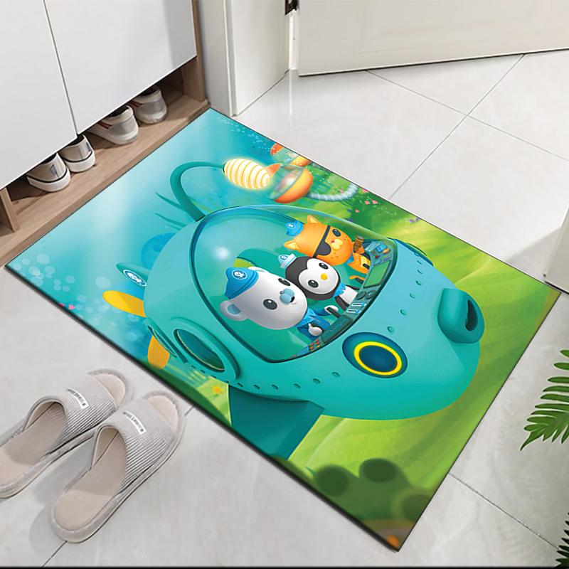 Octonauts Printed Carpetrugfor Office Chair Living Room Bedroom Kitchen Room Decor Gifts