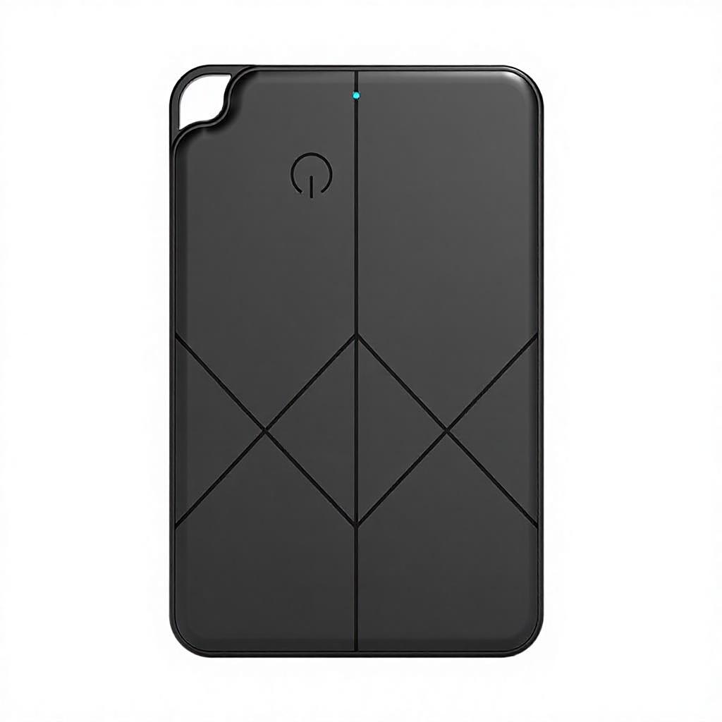 Ultradünner Smart Card Finder für Apple Find My Wallet Tracker Card Globale Ortung Bluetooth-Locator für IOS Android Unterstützung schwarz