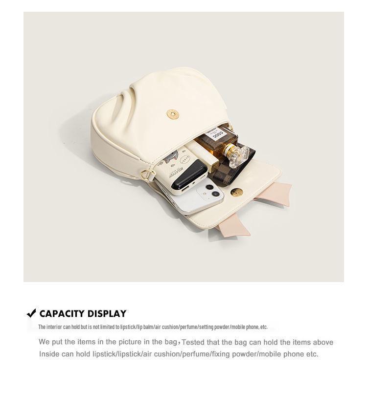 2024 Damen Vielseitige Plissierte Cloud Schulter- & Umhänge Kleine Tasche