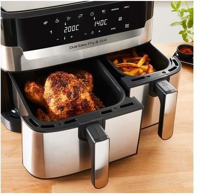 Фритюрница Tefal Dual Easy Fry & Grill EY905D