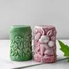 Molds For Candles Bunny Flower Art Craft Ornaments Plaster Soap Mold For Home Room Wedding Dinner Table Decoration